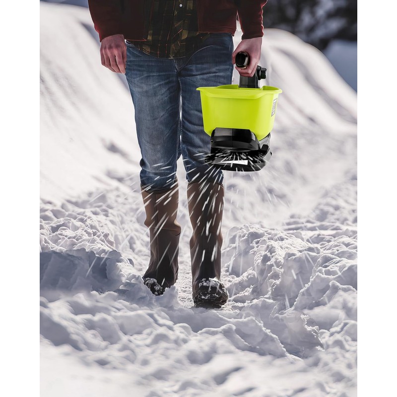 Adisipsoarin Salt Spreader for Ryobi 18v Battery,Handheld Fertilizer Spreader for
