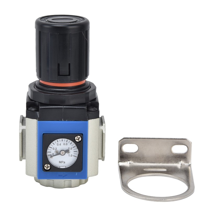 Air Compressor Regulator Aluminum Alloy Pressure Regulating Valve with Gauge