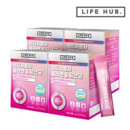 Life Hub (현대Hmall)라이프허브 뷰티 저분자 콜라겐 유산균 4세트(2g x 120포) 4개월분 (Hyundai Hmall) Life Herb Beauty Low Molecular Collagen Probiotics 4 Set (2g x 120 packs) 4 Months Supply