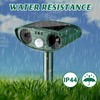 Kittmip Ultrasonic Animal Repellent Outdoor Solar Powered Repeller Cat Dog