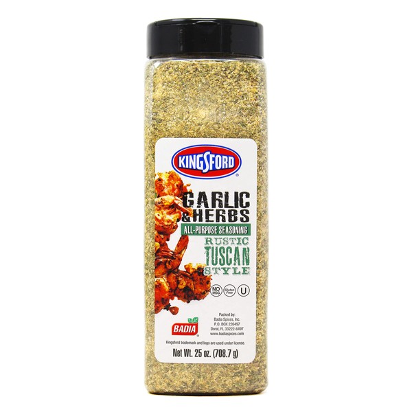 Kingsford Badia Garlic & Herbs All-Purpose Seasoning, 25 oz