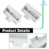 DRELD 2Pcs Side Mounting Bracket Solar Panel - Rectangle Solar