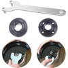 Metal Angle Grinder Inner Outer Flange Nut（3 Set）Replace Black &