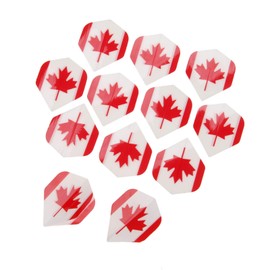 12pcs National Flags Dart Flights Flag of Canada Pattern Flight Professional Darts Sport Accessory for Practise