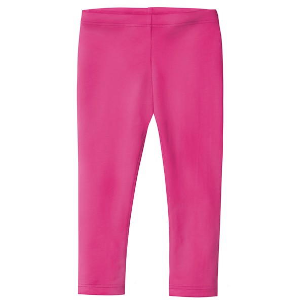 Made in USA Little Girls' Cotton Cropped Capri Legging for