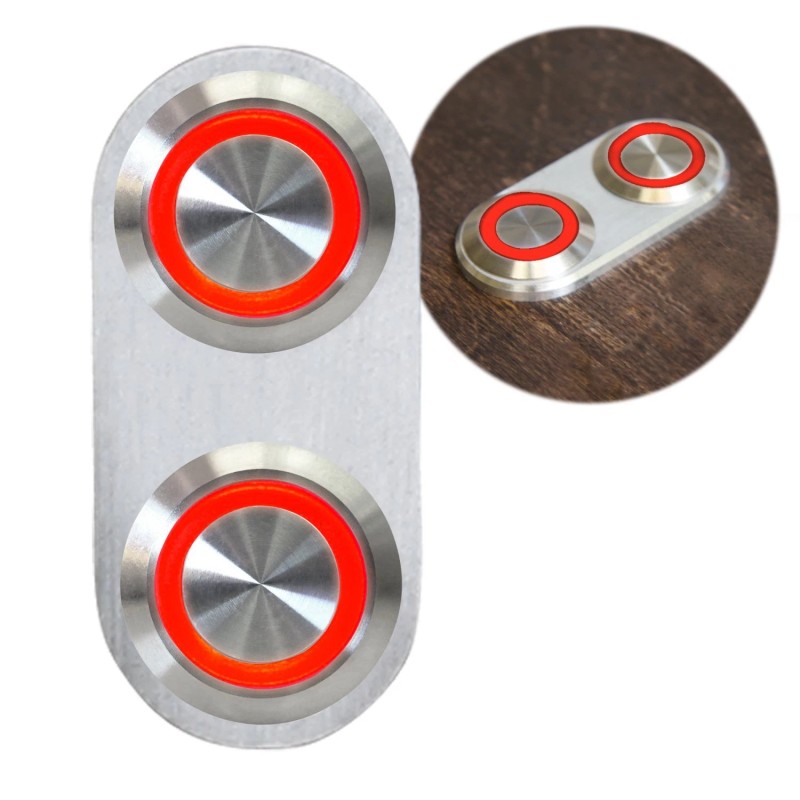 Keep It Clean Wiring Accessories Dual Daytona Silver Billet Power