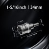 Mollom (1-5/16''|34mm) Heavy Duty Carbide Hole Saw with 2 Pilot