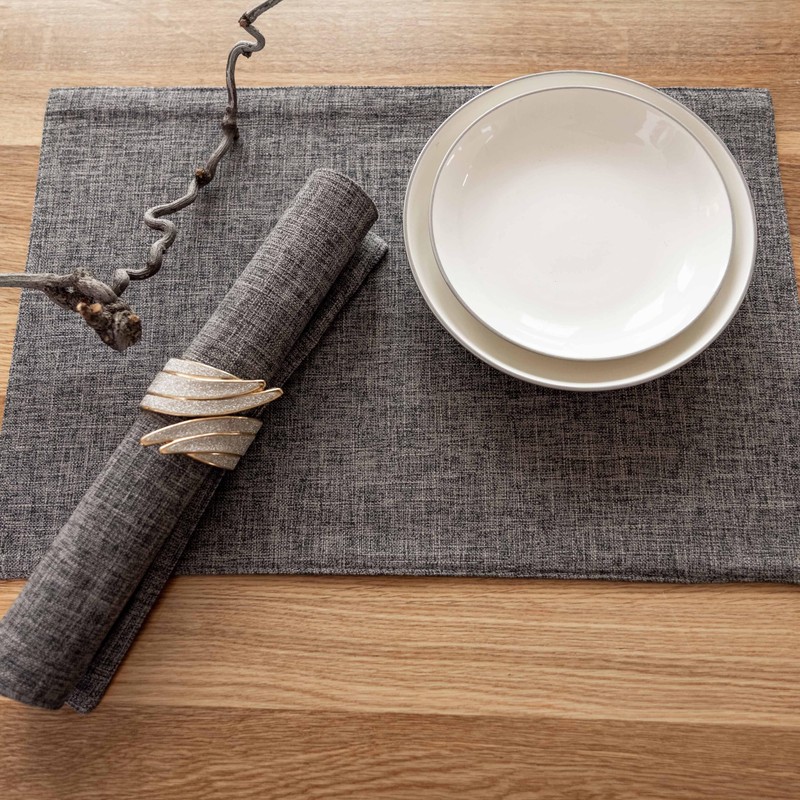 Demetex Placemat, Fabric, Cotton Linen Mat, Double Layer Fabric Sewing,