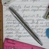 CROSS Calais Ballpoint Pen in Chrome and Blue Lacquer incl.