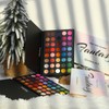 Highly Pigmented Eye Makeup Palette, Matte Shimmer Metallic Eyeshadow Pallet