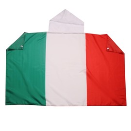 AZ FLAG BANDIERA ITALIA - BODY BANDIERA ITALIANA 90 x 150 cm per tifosi con maniche