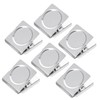 jojofuny 6Pcs Magnetic Clips for Refrigerator Strong Metal Memo Clips
