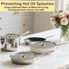 3Pcs Stainless Steel Pot Cover 7.9Inch Pan Lid Universal Lid