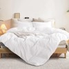 NEXHOME PRO Duvet Cover Set California King Linen Look Textured