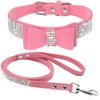 haoyueer Cute Dazzling Sparkling Elegant Fancy Soft Suede Leather Bling