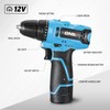 ‎DNA MOTORING TOOLS-00157 12V Cordless Electric Drill w/Keyless Chuck, 2