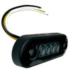 MelTruck® 2 x LED Marker Light Flat and Round Rubber