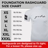 Gold BJJ Foundation Rash Guard - Ranked No-Gi and Gi