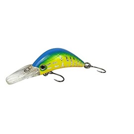 FTM Masu Security Wobbler 3 cm 1.6 g - Trout Wobbler for Spin Fishing for Trout, Trout Bait, Crankbait for Trout Fishing, Colour: Blue/Yellow/Orange/Silver, UV