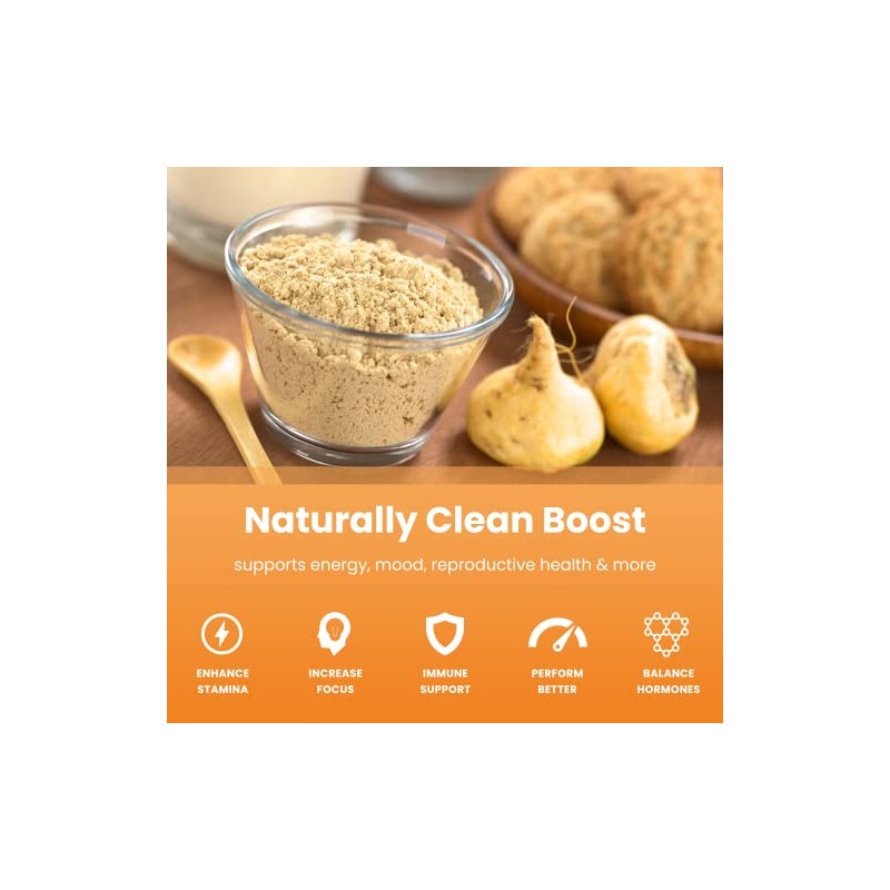 Organic Maca Powder - Peruvian Grown Maca Blend with Yellow,