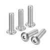 QUARKZMAN #8-32x5/8" Switch Head Socket Cap Screws 100pcs 304 Stainless