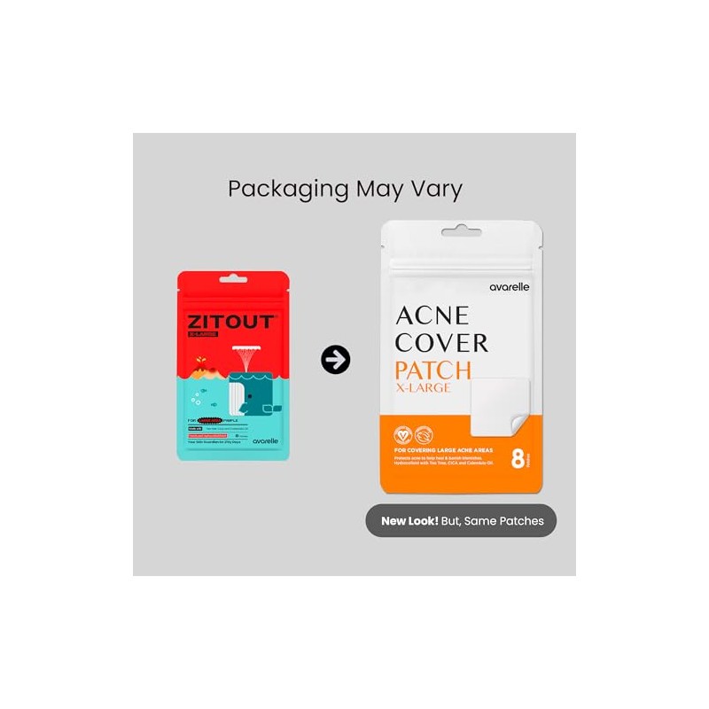 Acne Cover Patch With Tea Tree and Calendula Oil (XL