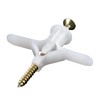 DC VOLTAGE Plasterboard Fixings, 50 Pcs Wall Plugs, Universal Plasterboard
