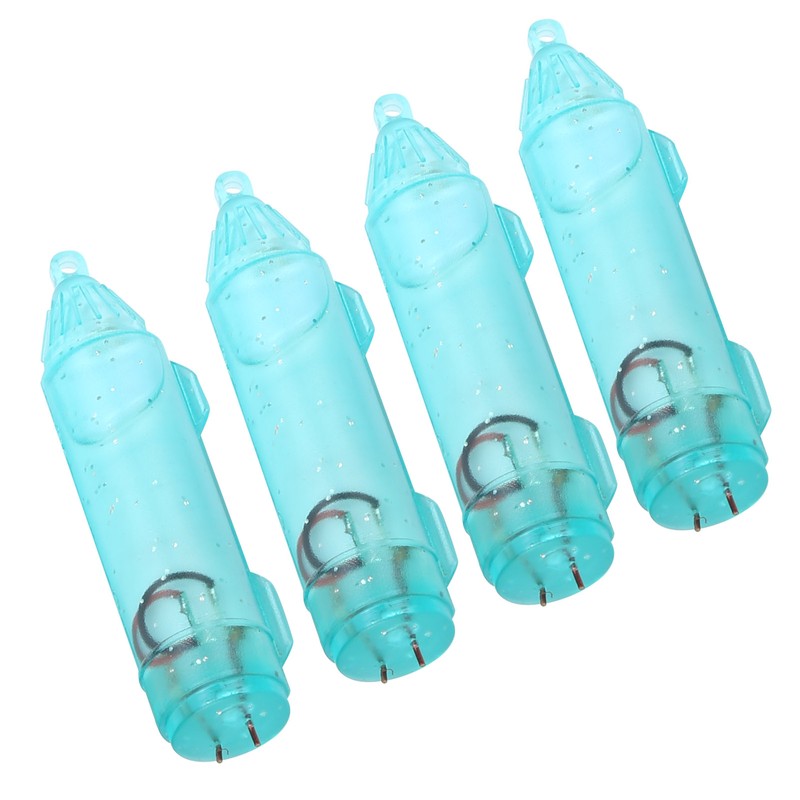 4Pcs Fishing LED Lure Light Underwater Lure Lamp Waterproof Bait
