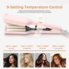 Waver Hair Tool,Mini Waver Curling Iron，Curling Iron Hair Crimper Waver，Ionic