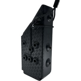 Zero9 Holsters - Model 2015 Taser Case, Compatible with Taser 7 (Black Basketweave, Molle Lok)