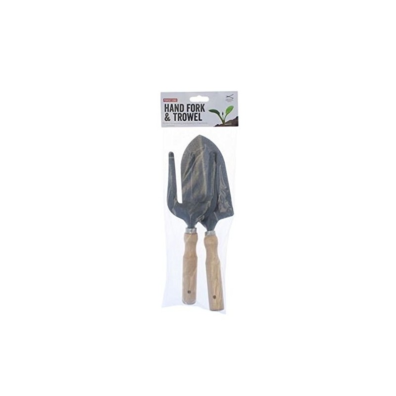 Ardisle Fork and Trowel Set Wooden Handled Stainless Steel Garden