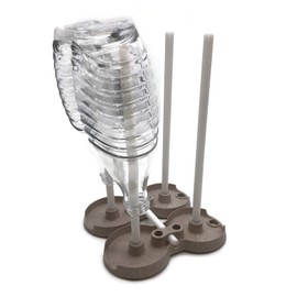 STYYL Set of 2 Universal Drip Rack for 4 Bottles, Carafes, Decanter, Thermos Flasks, Space-Saving, Foldable, Drainer Drainer Dra