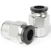 TAILONZ PNEUMATIC Male Straight 1/2 Inch Tube OD x 3/8