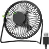 No brand Black Desk Fan - 4-Inch Mini Fan 360°Adjustable