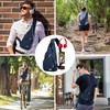 Codoule - Mochila cruzada impermeable para hombres y mujeres, mochila