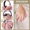 Udbrud Earmuffs, Women's Winter Foldable Plush Warm Ear Warmers Outdoor