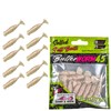 SEABUZZ Rubber Fish Fishing Lure Set Butter Worm 10 Pieces