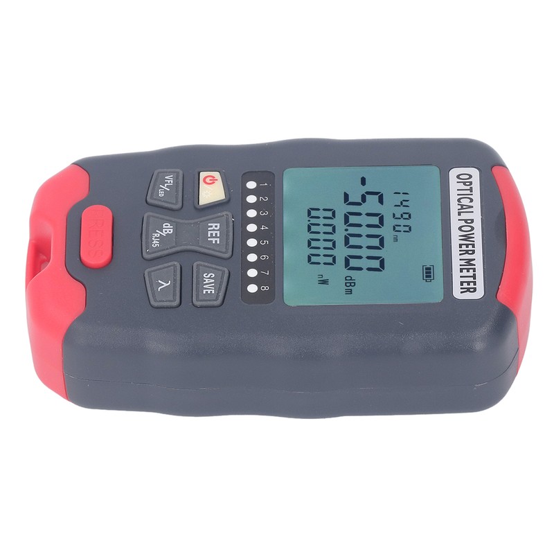 20KM Fiber Optic Power Meter Red Light VFL Visual Fault