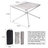 Portable Outdoor Fire Pit 16.5 Inch - New Upgraded Camping