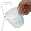EIKS 9oz/250ml Glass Measuring Cups Coffee Milk Frothing Pitcher for