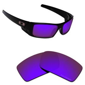 Alphax Plasma Purple Optimized Polarized Engraved Replacement Lenses for Oakley Gascan OO9014