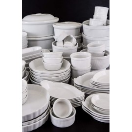 BIA Cordon Bleu Bakeware Oval Casserole Dish, Medium, White