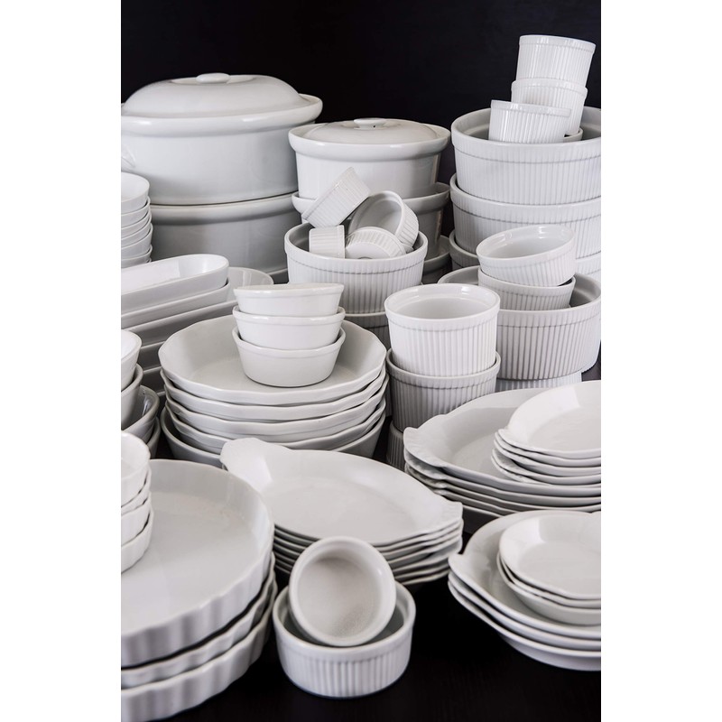 BIA Cordon Bleu Bakeware Oval Casserole Dish, Medium, White