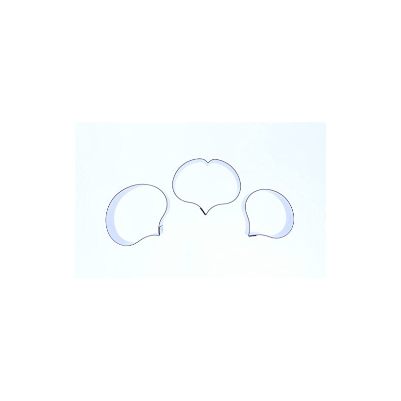 Valley Cutter Company Pansy Cookie Cutter Set - 3 Stainless