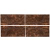 Walnut Burl 4 Way Match Veneer Pack, 8x18 4pc