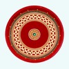 Aditri Creation Handcrafted Pooja Thali Plate Engagement Plate Decorative Steel