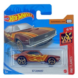 Hot Wheels '67 Camaro (Metallic Orange) 4/10 HW Flames 2020 - 231/250 (Short Card) GHD59