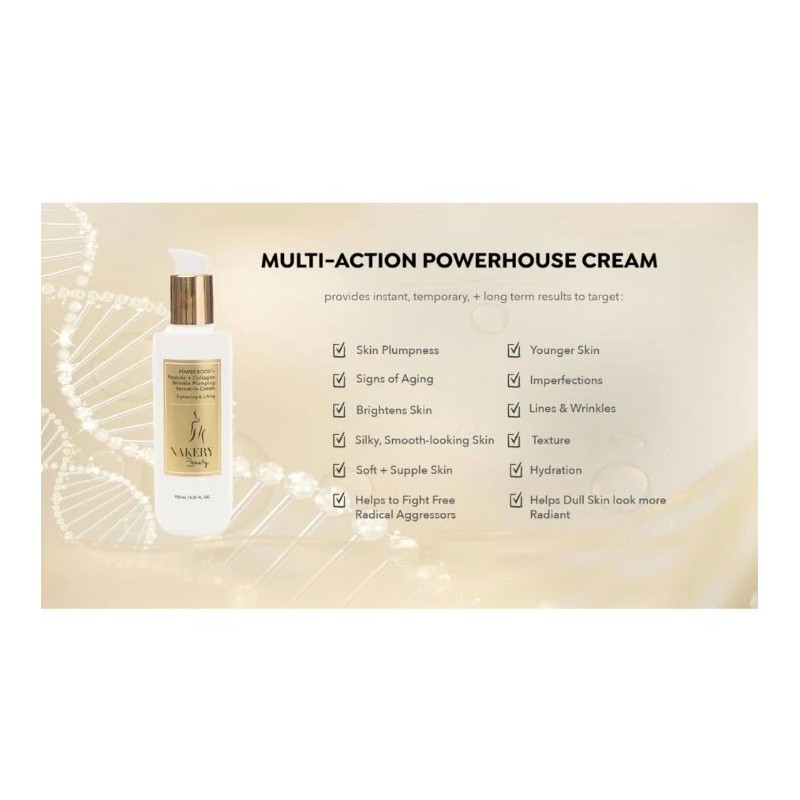 Nakery 2 Piece Peptide Collagen Face Lift Set Power Boost