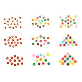 Bindi Pack of 9 Crystal Designer Bindis Jewel for Forehead Face Tikka Multicolored Bindiya Stickers Adhesive Stone Indian Traditional Bindi Tattoos for Women Girls Bride Return Gifts (Multicolour-3)