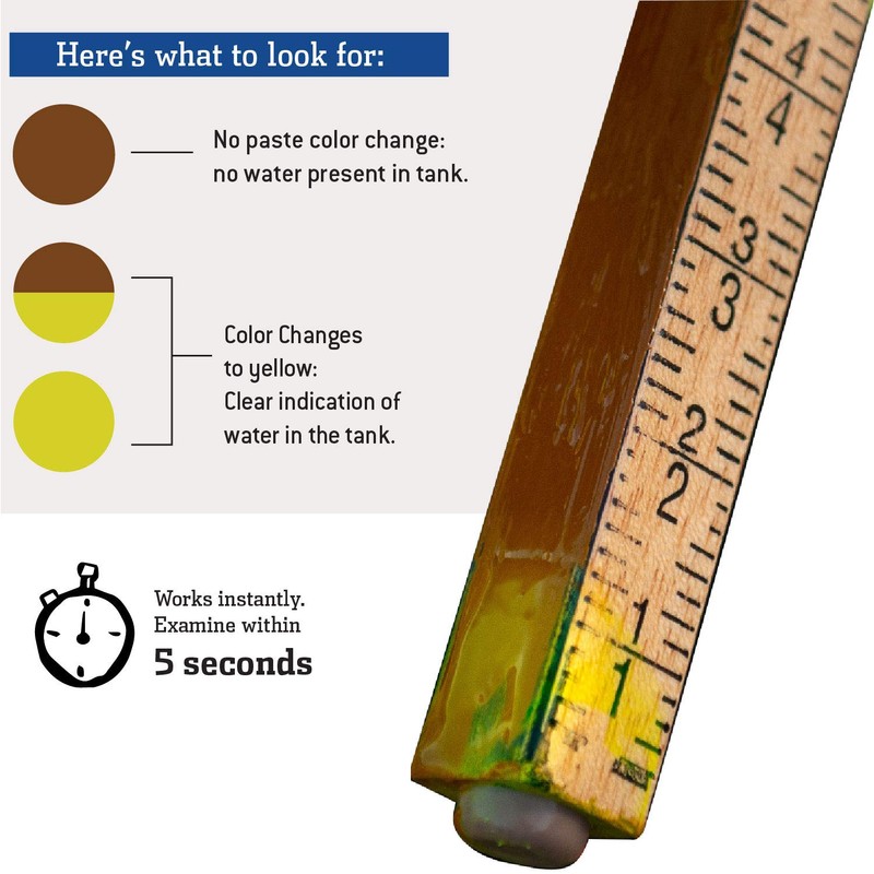 Gasoila All-Purpose Water Finding Paste, Rapid Water Detection for Fuel